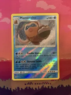 Pokemon Card Mamoswine Crimson Invasion Reverse Holo Rare 21/111 NM - Image 1