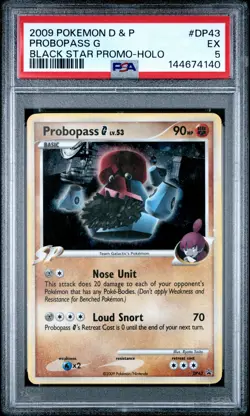 PROBOPASS G BLACK STAR PROMO-HOLO Pokemon Diamond & Pearl Black Star Pro PSA 5.0 - Image 1