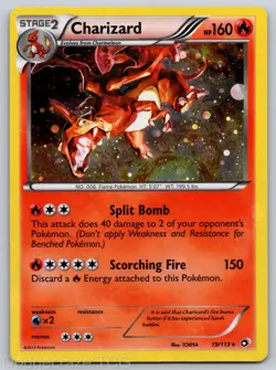 Charizard 19/113 Holo Holo Rare Legendary Treasures Pokemon NM - Image 1