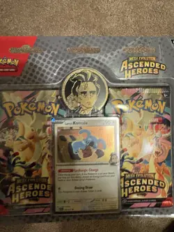 Pokemon TCG Ascended Heroes Blister Lot 3 Pack Tech Sticker Larry 2pk Sealed - Image 3