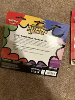 Pokemon TCG Ascended Heroes Blister Lot 3 Pack Tech Sticker Larry 2pk Sealed - Image 4