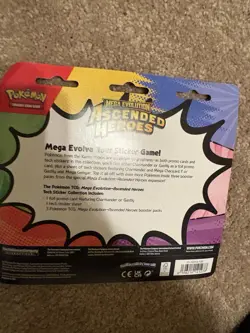 Pokemon TCG Ascended Heroes Blister Lot 3 Pack Tech Sticker Larry 2pk Sealed - Image 5