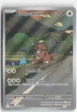 Kangaskhan Holo Illustration Rare Pokemon SV10: Destined Rivals 204/182 NM - Image 1