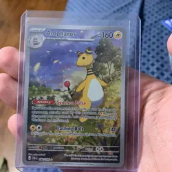 Pokemon TCG Mega Evolution Chaos Rising Ampharos 090/086 - Illustration Rare🔥🔥 - Image 1