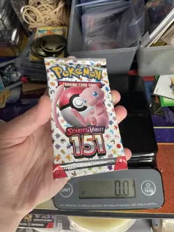 Pokemon 151 EXTREMELY HEAVY Booster Pack - FRESH FROM ETB 22.6 G - Image 3
