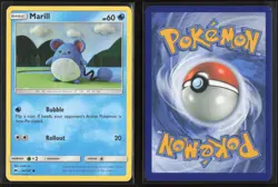Marill 34/147 Common Burning Shadows Pokemon Lightly Played - Image 3