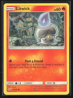 Litwick 28/236 Common Unified Minds Pokemon Near Mint - Image 1