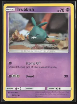 Trubbish 50/145 Common Guardians Rising Pokemon Lightly Played - Image 1