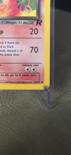 Dark Charmeleon 32/82 GOLD W STAMP Pokemon TCG [LP] - Image 5