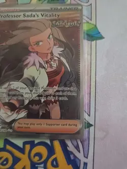 Pokemon TCG Professor Sada's Vitality Ultra Rare Card 239/182 Paradox Rift - Image 3