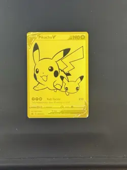 Pokemon TCG Gold Pikachu V 25th Anniversary PROMO SWSH145 Celebrations NM - Image 1