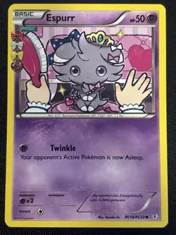 2016 POKEMON GENERATIONS RADIANT COLLECTION ESPURR RC14/RC32 COMMON - Image 1
