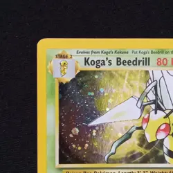 #9 Koga's Beedrill 9/132 Gym Challenge Set Holo Pokemon TCG - Image 2