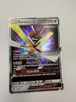 Kartana GX 70/111 Holo GX Rare Crimson Invasion Pokemon Near Mint - Image 1