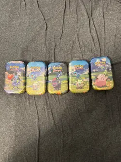 Pokemon TCG Ascended Heroes Mini Tins Lot of 5 Brand New Factory Sealed - Image 1