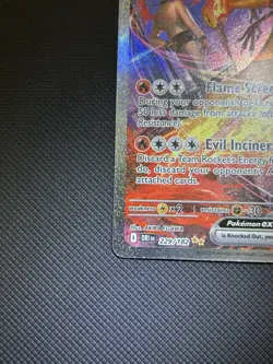 Pokemon TCG Team Rocket's Moltres EX 229/182 Sv10 Destined Rivals SIR Holo 220HP - Image 2
