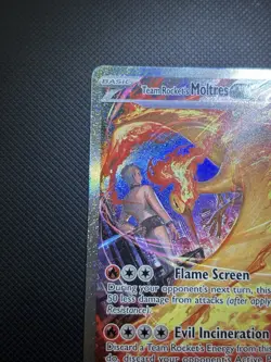 Pokemon TCG Team Rocket's Moltres EX 229/182 Sv10 Destined Rivals SIR Holo 220HP - Image 3