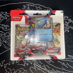 Pokemon TCG Scarlet and Violet 3-Pack Blister Set - Image 1