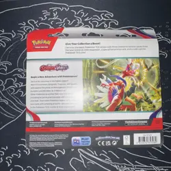 Pokemon TCG Scarlet and Violet 3-Pack Blister Set - Image 2