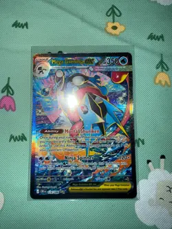 Pokemon TCG Mega Greninja EX 116/086 Mega Evolution EX SIR EN - Image 3