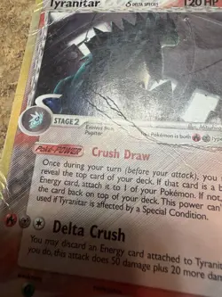 Pokemon Tyranitar Delta Species Reverse Holo Ultra Rare 16/113 HP - Image 2