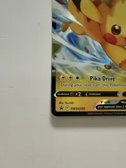 Pokemon Pikachu V Sword & Shield Promo Promo Holofoil SWSH285 - Image 3