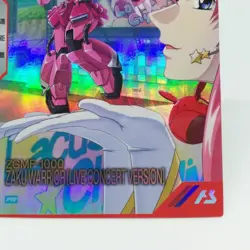 PR-178 Zaku Warrior Meer Campbell Live Heroine Card Gundam Arsenal Base BANDAI - Image 5