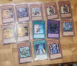 Lot 13 - Yu-Gi-Oh Gladiator Beast Laquari 1st + Equeste 1st + Darius 1st 1st Ed - Image 1