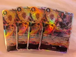 (x4) Sabo OP04-083 SR NM EN (PRB02) OP TCG *Playset* - Image 1