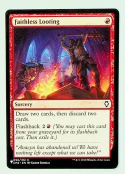 Faithless Looting - Commander Anthology II Regular Card - Image 1