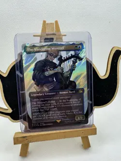 The Wandering Minstrel (Borderless) (Surge Foil) MTG Final Fantasy NM-M - Image 1