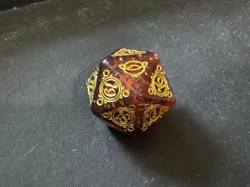 MAGIC Lord of the Rings Oversized D20 Spindown Die Dice MtG From Gift Bundle - Image 1