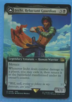 MTG: Final Fantasy: EXTENDED: Jecht, Reluctant Guardian: FOIL - Image 1