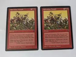 2 Relentless Assault Visions MTG NM Free shipping with tracking - Image 1