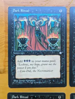 MTG Ice Age Dark Ritual x4, LP+/NM, see pics - Image 2