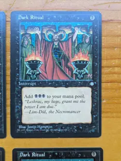 MTG Ice Age Dark Ritual x4, LP+/NM, see pics - Image 3