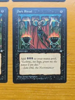 MTG Ice Age Dark Ritual x4, LP+/NM, see pics - Image 5