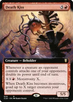 NM Extended Art Death Kiss, MTG, Baldur's Gate, Magic the Gathering, 629 - Image 1