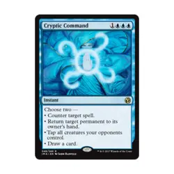 WOTC MTG Iconic Masters Cryptic Command (R) (Foil) VG - Image 1