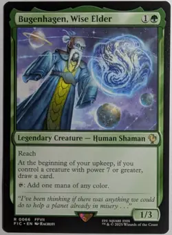 Bugenhagen, Wise Elder x1 Commander: Final Fantasy MTG Magic the Gathering LP/NM - Image 1