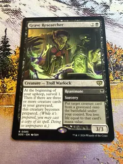 Grave Researcher - Secrets of Strixhaven (SOS) - Image 4