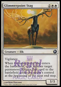 Glimmerpoint Stag 2x FOIL SOM MTG Scars of Mirrodin Uncommon MINT white - Image 1