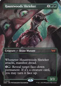Hauntwoods Shrieker (Borderless) Duskmourn: House of Horror Regular - Image 1