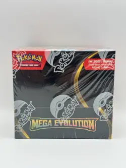 Pokemon Mega Evolution (Pokemon,2025) Factory Sealed Enhanced Booster Box! - Image 1