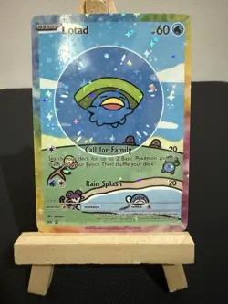 Bubble Lotad - Pokemon Card - TCG CUSTOM CARD - Star Holo - Image 1
