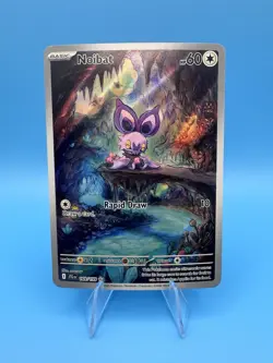 Noibat #169/159 SV09 Journey Together Illustration Rare JTG Pokemon TCG Card - Image 1