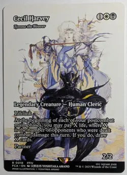 Cecil Harvey (Tymna the Weaver) x1 Final Fantasy Through the Ages MTG LP/NM - Image 1