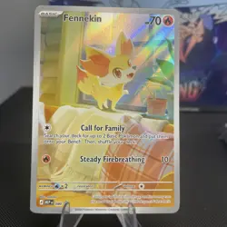 Pokemon Black Star Promo FENNEKIN 080 -ME04: Chaos Rising ETB MINT - Image 1