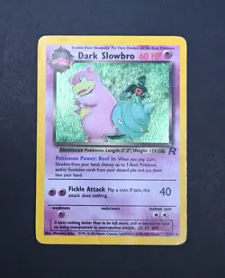 HP Dark Slowbro (12) Holo Rare 12/82 Team Rocket (TR) Pokemon Card - Image 1