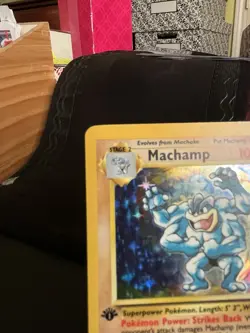 Pokemon Machamp Deck Exclusives 1st Edition Holo Rare 008/102 100 HP English - Image 2